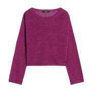 Round-neck Knitwear Max Mara Weekend , Purple , Dames