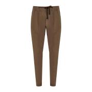 Slim-fit Trousers Cruna , Brown , Heren