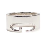 Pre-owned Silver rings Gucci Vintage , Gray , Dames