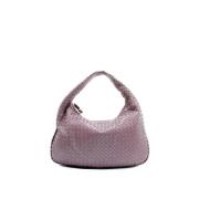 Pre-owned Leather shoulder-bags Bottega Veneta Vintage , Purple , Dame...