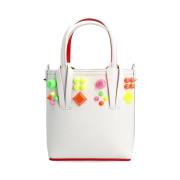 Stijlvol Leren Handtas Christian Louboutin , White , Dames