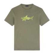 T-Shirts Paul & Shark , Green , Heren