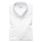 Wit Business Overhemd Eton , White , Heren