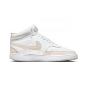 Court Vision Mid Dames Sneakers Nike , White , Dames