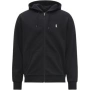 Zwarte Double-Knit Full-Zip Hoodie Jacket Polo Ralph Lauren , Black , ...