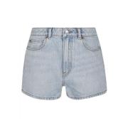 Denim Shorts Alexander Wang , Blue , Dames