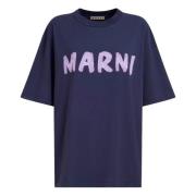 Stijlvolle T-shirts en Polos Marni , Blue , Dames