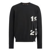 Luxe Logo Sweater Belstaff , Black , Heren