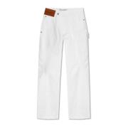 Jeans met fonkelende kristallen JW Anderson , White , Dames