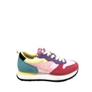Roze Sneakers Sun68 , Multicolor , Dames