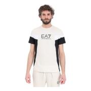 T-Shirts Emporio Armani EA7 , Beige , Heren