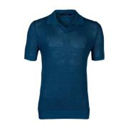 Klassieke Polo Shirts voor Mannen Tagliatore , Blue , Heren