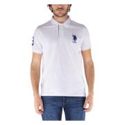 Klassieke Piqué Polo Shirt U.s. Polo Assn. , White , Heren