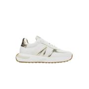Wit Goud Hyde Vrouw Sneakers Alexander Smith , White , Dames