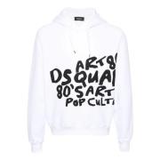 80's Cool Fit Witte Trui Dsquared2 , White , Heren