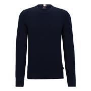 Round-neck Knitwear Hugo Boss , Blue , Heren