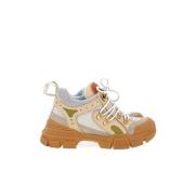 Beige Flashtrek Sneakers voor Vrouwen Gucci , Beige , Dames