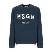 Sweatshirts Msgm , Blue , Heren