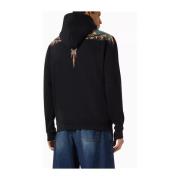 Grizzly Wings Regular Hoodie Zwart Oranje Marcelo Burlon , Black , Her...