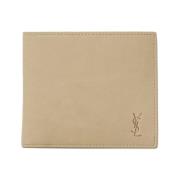 Wallets Cardholders Saint Laurent , Beige , Heren