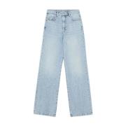 Straight Jeans Patrizia Pepe , Blue , Dames