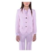 Elegante enkellange Cady-jas Max Mara Studio , Pink , Dames