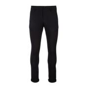 Slim-fit Trousers Dondup , Black , Heren