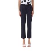 Cropped Trousers Liviana Conti , Blue , Dames