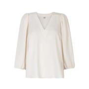 Off-white V-hals blouse Antoni mbyM , White , Dames