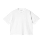 Witte Chester T-Shirt Carhartt Wip , White , Dames