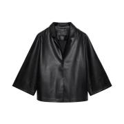 Leather Jackets Elena Mirò , Black , Dames