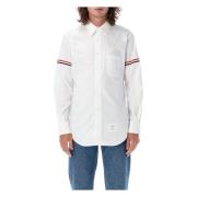 Klassiek Wit Overhemd met Lange Mouwen Thom Browne , White , Heren
