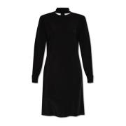 Zijden jurk Helmut Lang , Black , Dames