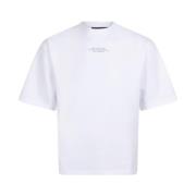 Wit T-shirt met Italiaanse print Radical , White , Heren
