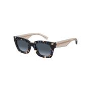 Blauw Nude Frame Zonnebril Tommy Hilfiger , Blue , Unisex