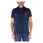 Klassieke Piqué Polo Shirt U.s. Polo Assn. , Blue , Heren