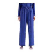 Wide Trousers Emporio Armani , Blue , Dames