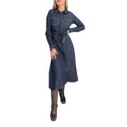 Shirt Dresses Marella , Blue , Dames