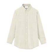 Witte Overhemden voor Mannen MC2 Saint Barth , Beige , Dames