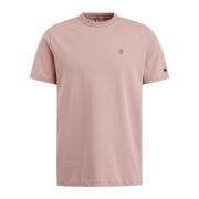 T-Shirt- CI R-Neck Regular FIT Heavy Cotton Cast Iron , Pink , Heren