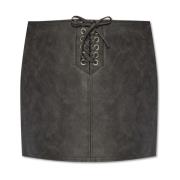 Rok van imitatieleer Rotate Birger Christensen , Black , Dames