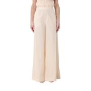 Wide Trousers Liviana Conti , Beige , Dames