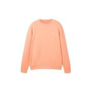 Sweatshirts Tom Tailor , Orange , Heren