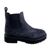 Klassieke Chelsea Boots voor Heren Doucal's , Blue , Dames