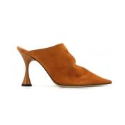 Heeled Mules Giampaolo Viozzi , Brown , Dames