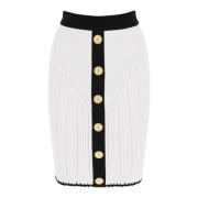 Pencil Skirts Balmain , White , Dames