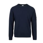 Round-neck Knitwear C.p. Company , Blue , Heren