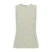 Sleeveless Tops Ami Paris , Green , Dames