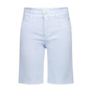 Slim Fit Bermuda Shorts Gardeur , Blue , Dames