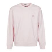 Heavenly Pink Diagonal Fleece Sweatshirt C.p. Company , Pink , Heren